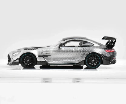 BSC 1:64 Scale Mercedes AMG GT-S Carbonerre Black/Silver – Premium Diecast Car Model Collectible - Jaiman Toys