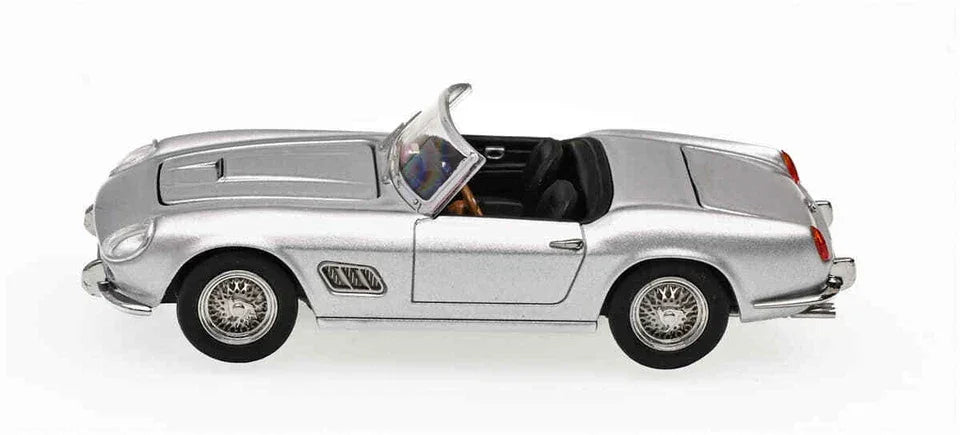 GFCC 1:64 Scale 1960 SWB Ferrari 250GT California Silver Convertible Diecast Car Model - Jaiman Toys