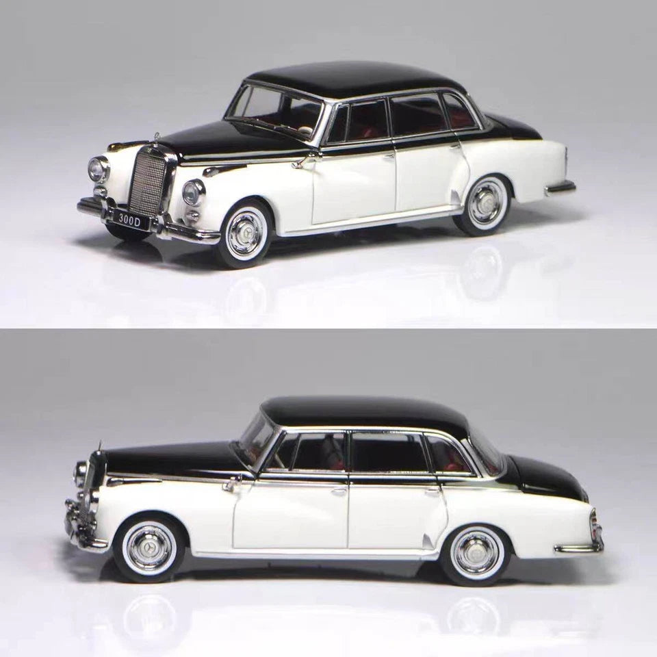 GFCC 1:64 1959 Mercedes-Benz 300D Die-Cast Model Car | Classic Luxury Sedan Collectible Scale Model