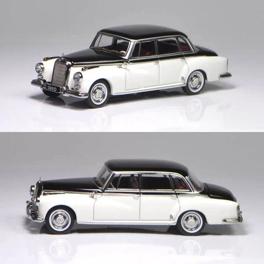 GFCC 1:64 1959 Mercedes-Benz 300D Die-Cast Model Car | Classic Luxury Sedan Collectible Scale Model