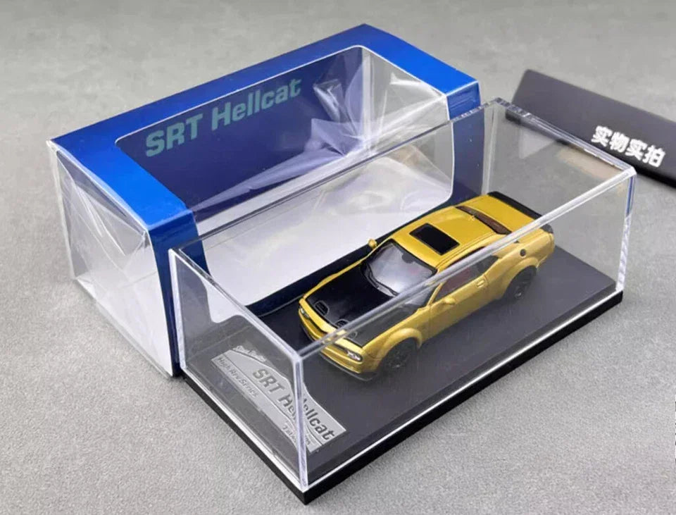 Stance Hunters 1:64 Yellow SRT Hellcat Model Diecast Car - Jaiman Toys