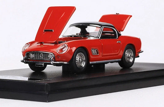 GFCC 1:64 Scale 1960 SWB Ferrari 250GT California Red With Black Convertible Diecast Car Model - Jaiman Toys