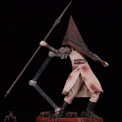 Silent Hill 2 Red Pyramid Thing (Pyramid Head) Action Figure – Highly Detailed Horror Game Collectible | Poseable Display Figure with Accessories