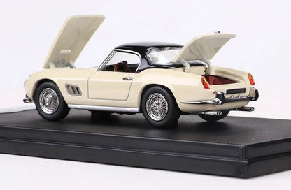GFCC 1:64 Scale 1960 SWB Ferrari 250GT California White Convertible Diecast Car Model - Jaiman Toys