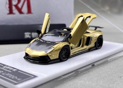RM Lamborghini Aventador LP700-4 –  1:64 Scale Fully Opening Diecast Car- 2 Variants