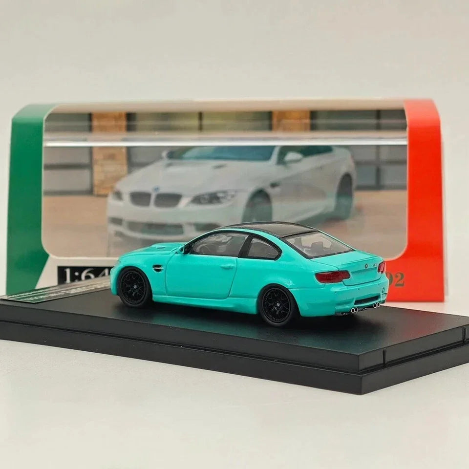 Fine Model 1:64 BMW M3 Coupe E92 – MInt Green– Die-Cast Car Model Toy Collectible - Jaiman Toys
