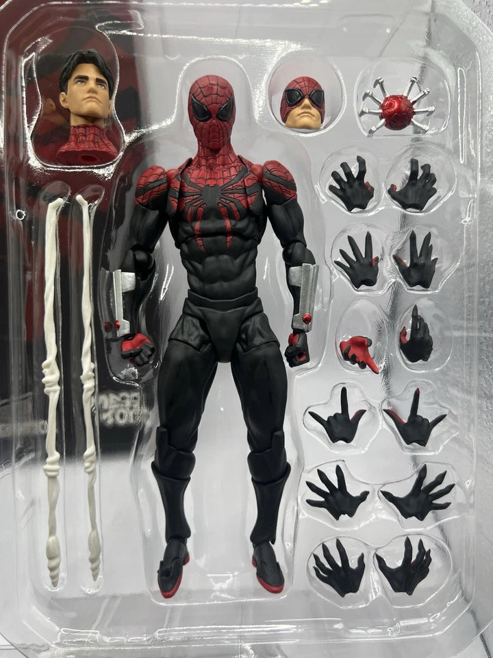 Mess Toys 1/12 Ultimate Neighbor Spider-Man Figure | Premium Articulated Action Figure with Accessories | Collectible Marvel Superhero Toy