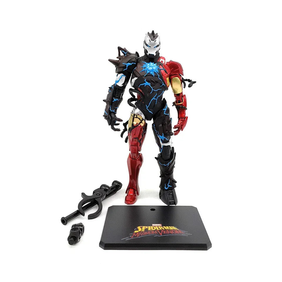 ZD TOYS Venomized Iron Man Action Figure – 7” Marvel Spider-Man Maximum Venom Series - Jaiman Toys