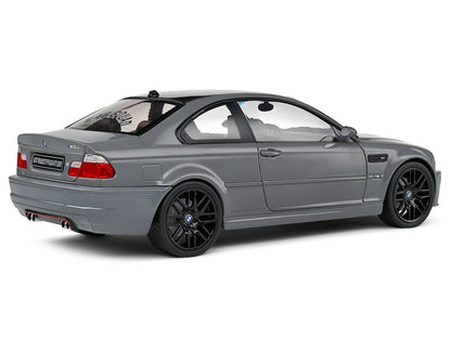 Solido 1:18 BMW M3 E46 Streetfighter Die-Cast Model Car – Grey Collector Scale Sports Coupe