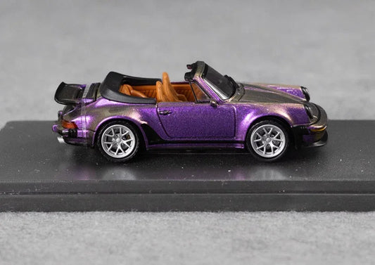 Rhino Model 1:64 Scale Singer 930 Turbo Study Cabriolet Convertible – Purple Diecast Car Model - Jaiman Toys