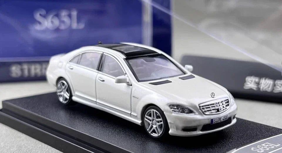 Street Warrior 1/64 S65L White Diecast Models Car - Jaiman Toys