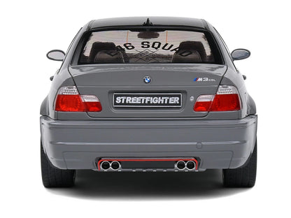 Solido 1:18 BMW M3 E46 Streetfighter Die-Cast Model Car – Grey Collector Scale Sports Coupe