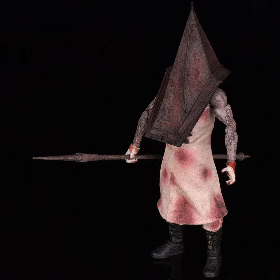 Silent Hill 2 Red Pyramid Thing (Pyramid Head) Action Figure – Highly Detailed Horror Game Collectible | Poseable Display Figure with Accessories