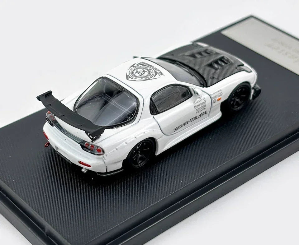 Master 1:64 MAZDA RX-7 White Diecast Car Model – Jaiman Toys