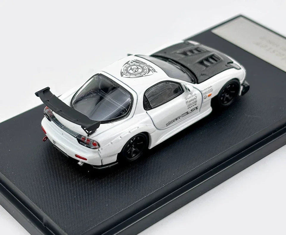 Master 1:64 MAZDA RX-7 White Diecast Car Model - Jaiman Toys