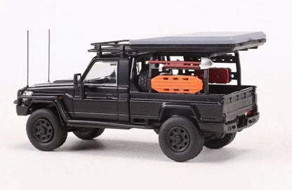 Autobots 1:64 Black Land Cruiser LC79 Pickup Truck Model Diecast Metal Car