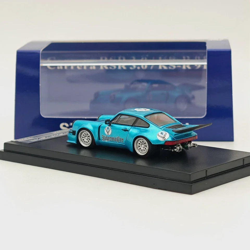 Street Weapon SW 1:64 Porsche Carrera RSR 3.0 KS-R 911 Blue Diecast Model Car - Jaiman Toys