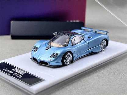 LMF Pagani Zonda C12s – Light Blue | 1:64 Diecast Supercar- 2 Variants