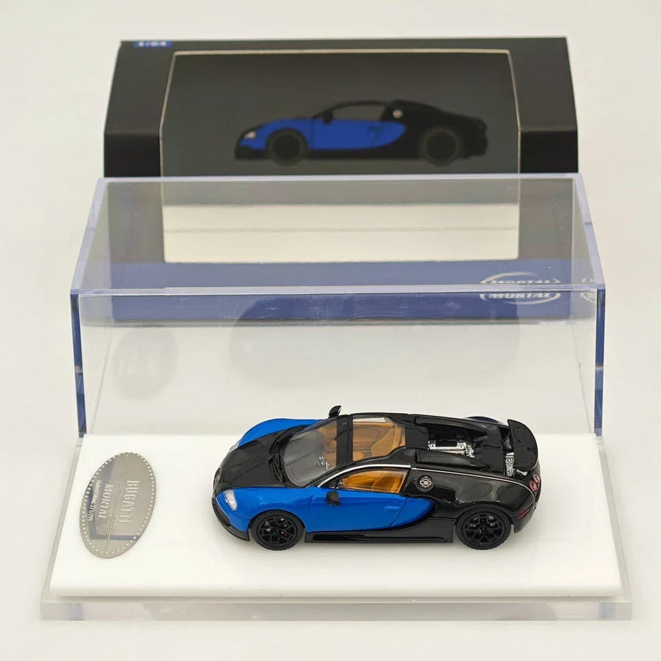 Mortal 1/64 Scale Bugatti Blue/Black – Premium Diecast Car Model Collectiblel - Jaiman Toys