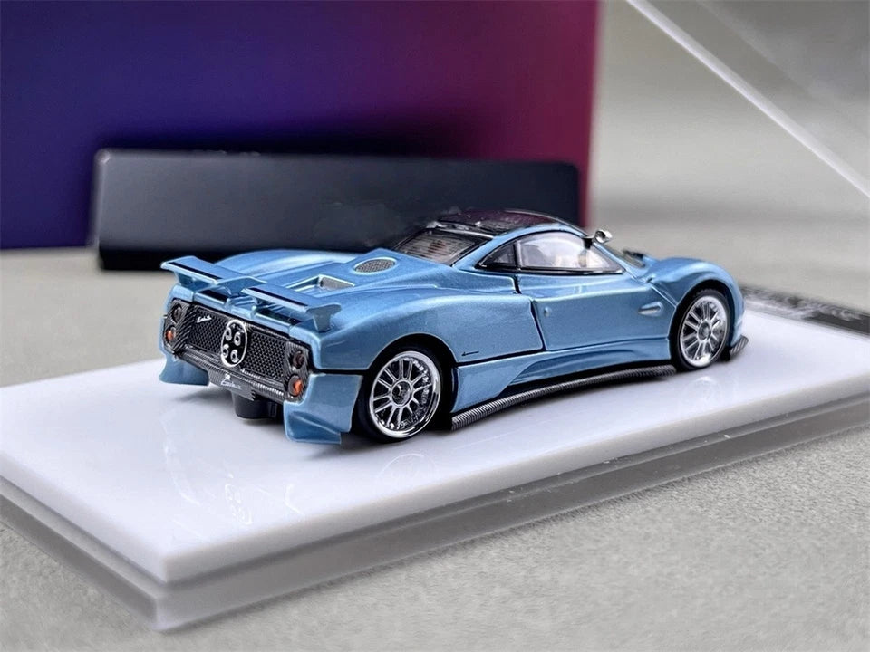 LMF Pagani Zonda C12s – Light Blue | 1:64 Diecast Supercar- 2 Variants