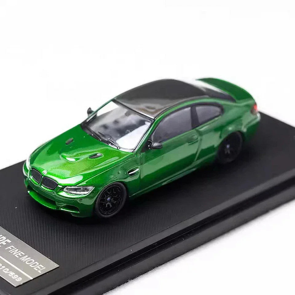Fine Model 1:64 BMW M3 Coupe E92 –Green– Die-Cast Car Model Toy Collectible - Jaiman Toys
