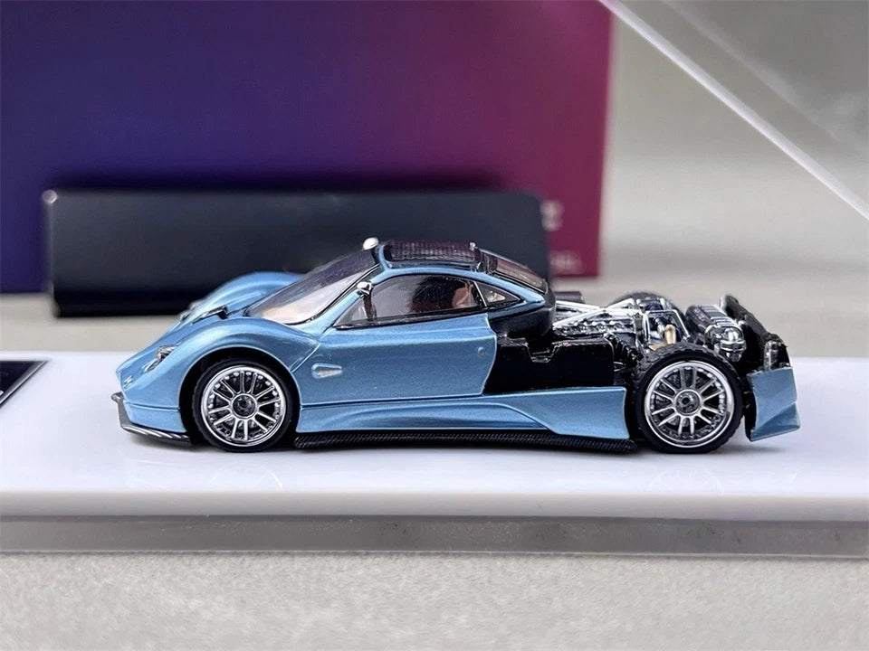 LMF Pagani Zonda C12s – Light Blue | 1:64 Diecast Supercar- 2 Variants