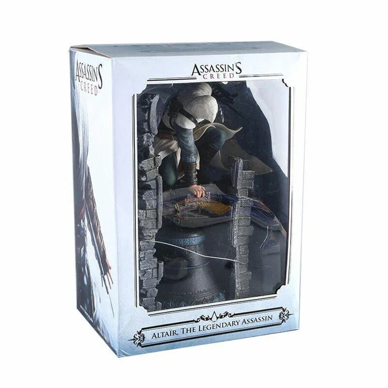 Altair The Legendary Assassin Statue – Assassin’s Creed Collectible Display Figure with Bell Tower Base