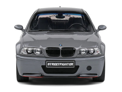 Solido 1:18 BMW M3 E46 Streetfighter Die-Cast Model Car – Grey Collector Scale Sports Coupe