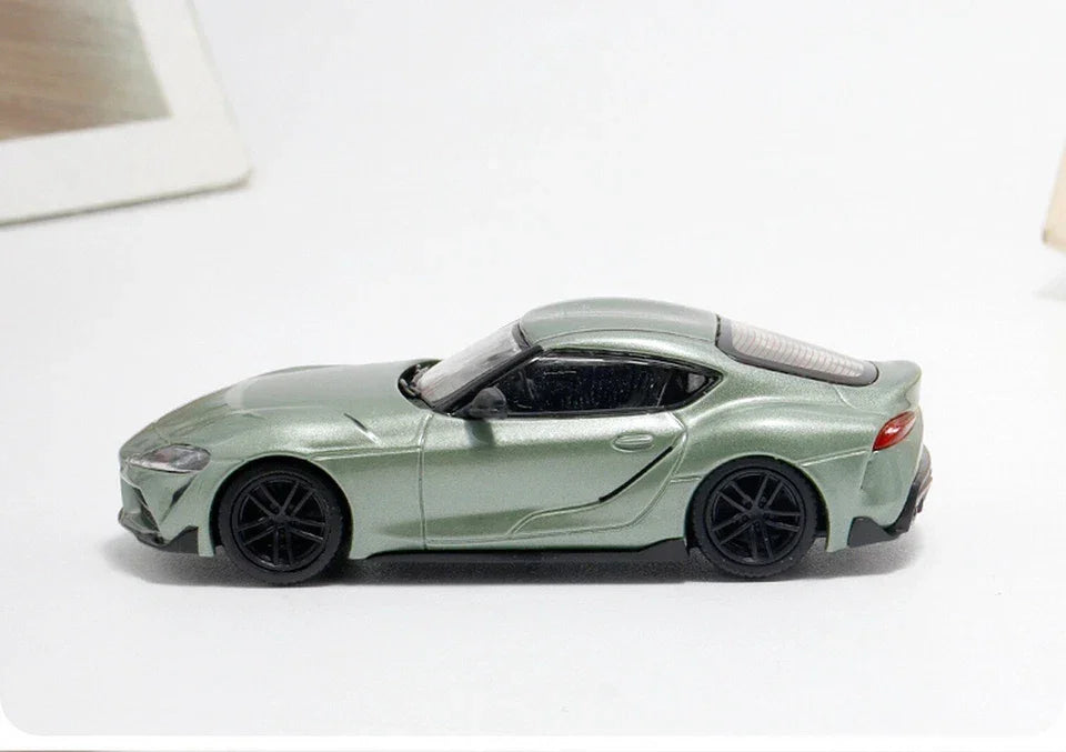 BSC 1:64 Scale Toyota GR Supra A90 Matte Green Diecast Cat Model - Jaiman Toys