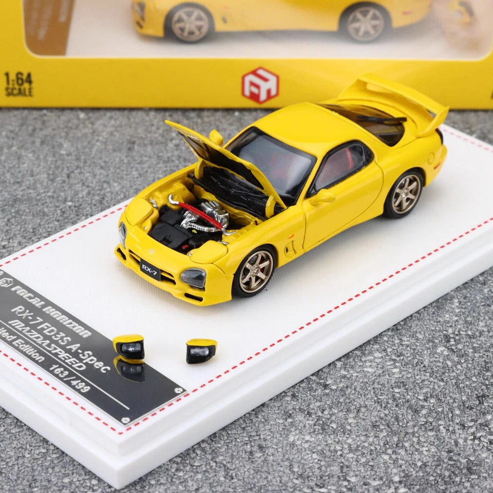 Mazda RX-7 FD3S A-Spec 1:64 Scale Diecast Model Car – Mazda Speed | Premium Collector Edition