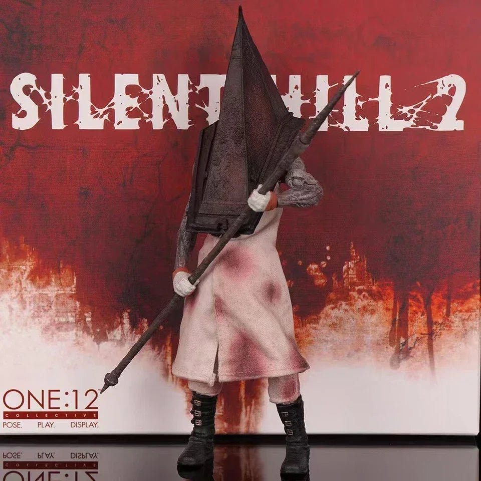 Silent Hill 2 Red Pyramid Thing (Pyramid Head) Action Figure – Highly Detailed Horror Game Collectible | Poseable Display Figure with Accessories