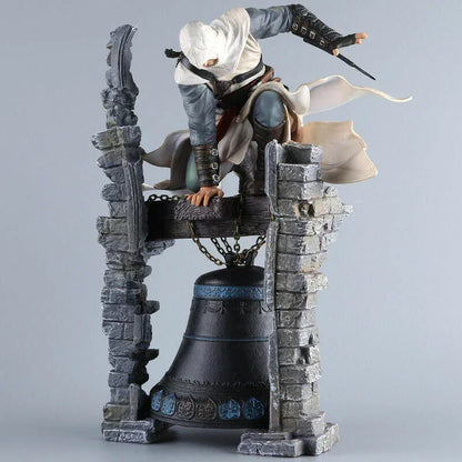 Altair The Legendary Assassin Statue – Assassin’s Creed Collectible Display Figure with Bell Tower Base