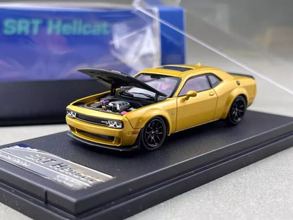 Stance Hunters 1:64 Yellow SRT Hellcat Model Diecast Car - Jaiman Toys