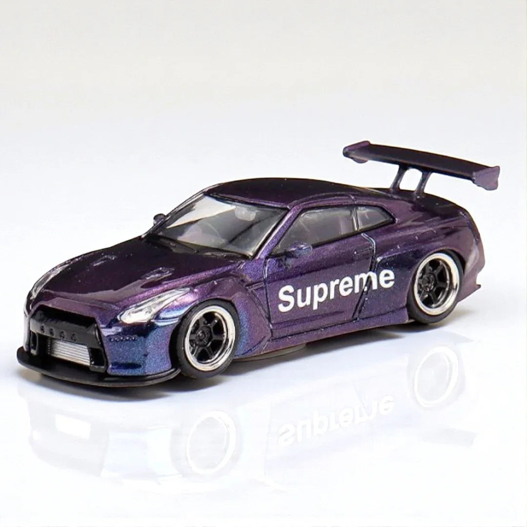 Doit Models 1:64 Nissan GT-R Supreme Diecast Car Model-Metallic Purple