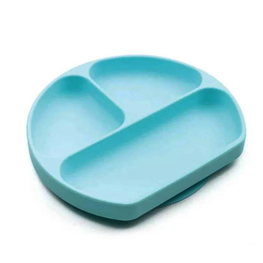 Bumkins Silicone Grip Dish Blue for Toddlers - Jaiman Toys