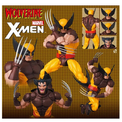 MAFEX No.138 Wolverine Action Figure | X-Men Marvel Comics | 6-Inch Collectible