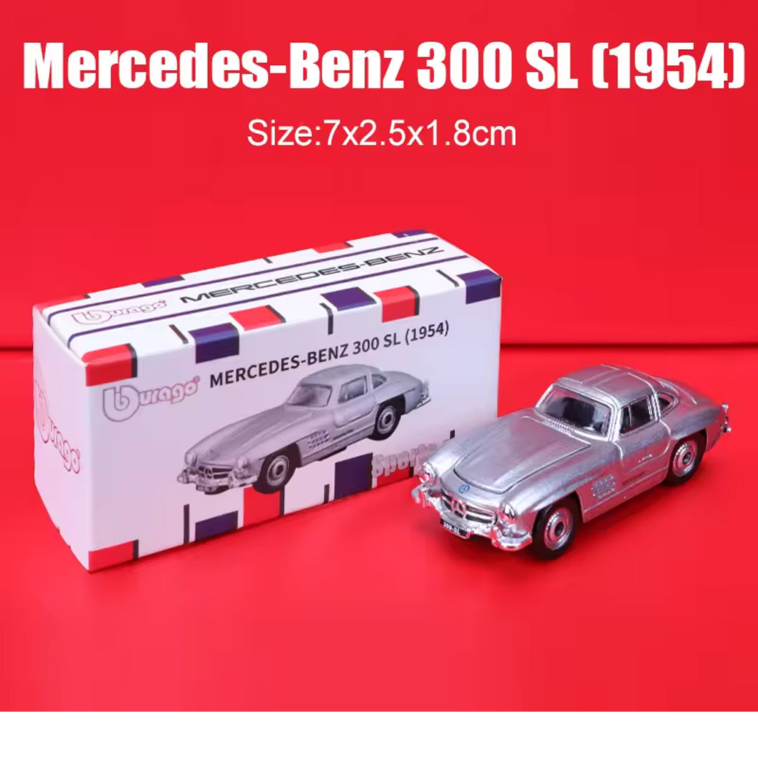 Bburago 1954 Mercedes-Benz 300 SL 1:64 Die-Cast Metal Model Car