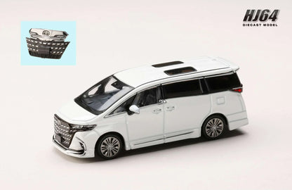 Hobby Japan 1:64 Toyota Alphard Z (H40W) Genuine Options – Platinum White Pearl Mica | HJ642078CW