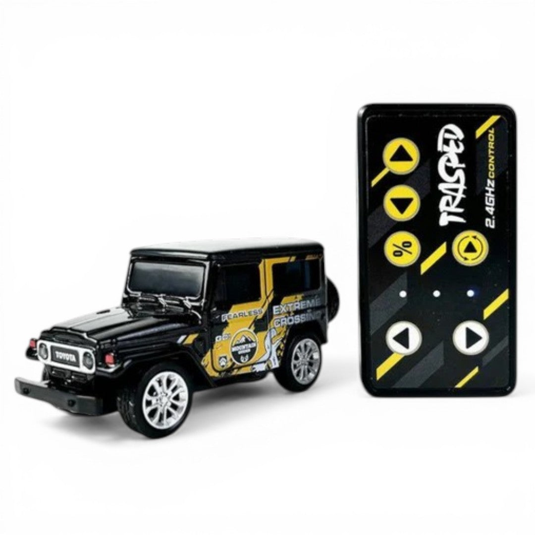 Trasped 1:64 Mini RC Off-Road Car – Pocket Size Remote Control SUV with App Control, 2.4GHz Controller & Rechargeable Battery (5 Colors)