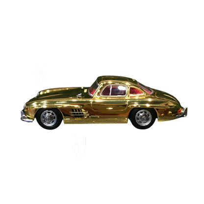 SEEKER 1:64 Mercedes-Benz 300 SL (W198) Gullwing – Chrome Finish Diecast Model Car (2 Variants)