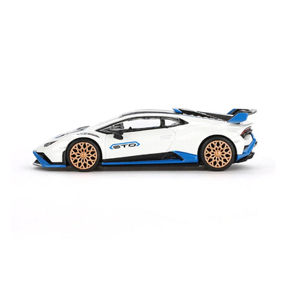 Mini GT 1:64 Lamborghini Huracán STO – Bianco Asopo Diecast Model - Jaiman Toys