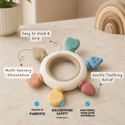 LiLLBUD Sensory Teether Fruit Shapes