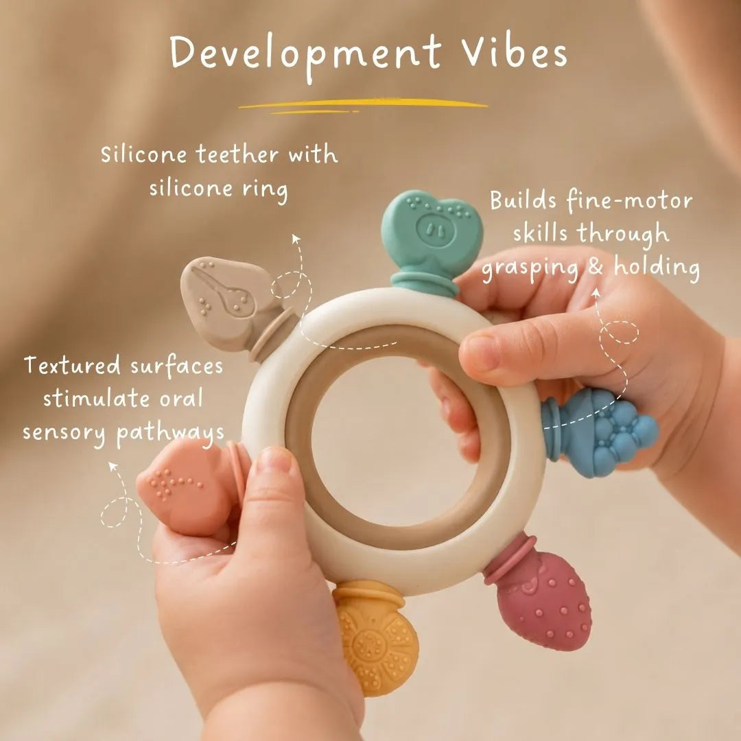 LiLLBUD Sensory Teether Fruit Shapes