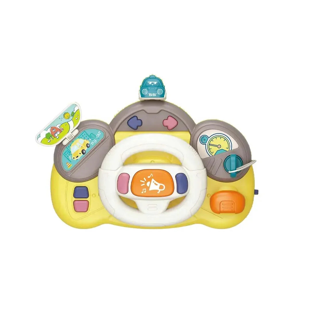 Intelligent Infant Musical Steering Wheel Toy – Multi-Functional Early Learning Driving Toy for Babies & Toddlers - Jaiman Toys