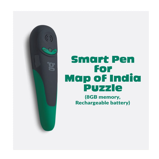 goDiscover Smart Talking Pen | Rechargeable Interactive Learning Pen with 8GB Memory - Black/Green