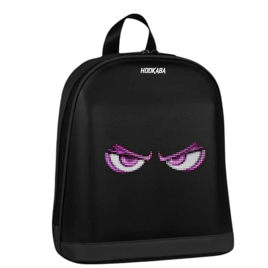 Hookaba Bold Bling Bag – LED Light-Up Fashion Backpack | Hard Shell | Waterproof | Statement Style - Black - Jaiman Toys