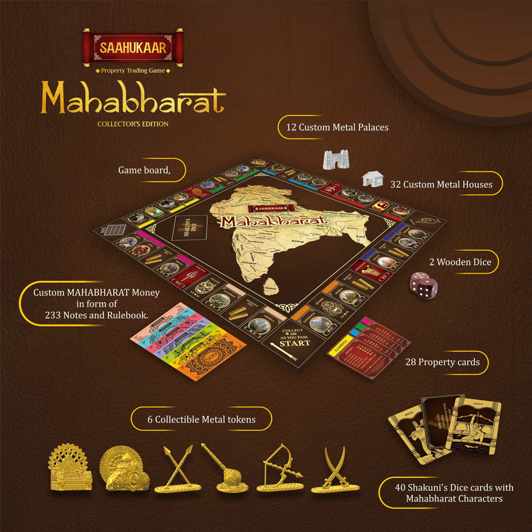 DODOSO Saahukaar Mahabharat Money & Assets Board Game Age 14+