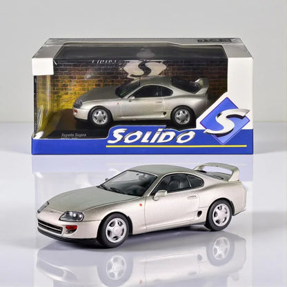 Solido 1:43 Toyota Supra MKIV (MKIV-2JZ) Silver Metallic – Diecast Model Car | S4314002