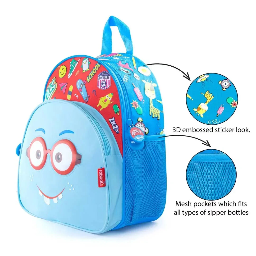 Rabitat School Bags Smash School Bag Shyguy, 12 inches, 2Y+ - Jaiman Toys
