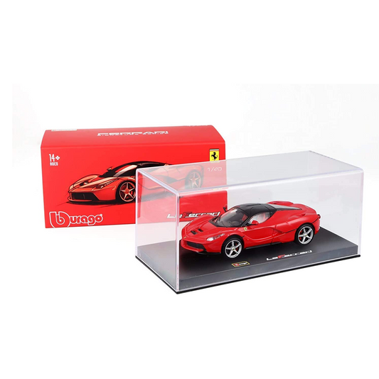 Bburago - 1/43 Scale Model La Ferrari - Signature Series Sports Car Model (Red) Age 14+